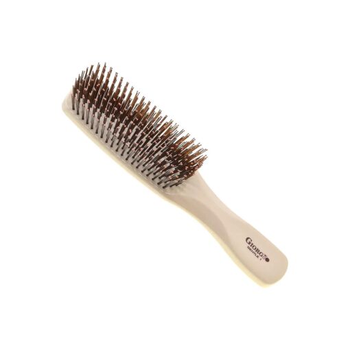 Giorgio Gentle Detangler Hair Brush for Men and Hair Brush for Thick Hair Dual Length Bristles, Hair Brush for Fine Hair Scalp Massager Brush and Travel Detangling Brush for All Hair Types, Wet or Dry