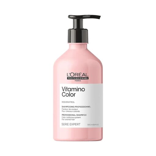 L'Oreal Professionnel Vitamino Color Shampoo | Protects & Preserves Hair Color | Prevents Damage | Adds Vibrancy & Enhances Shine | For Color Treated Hair