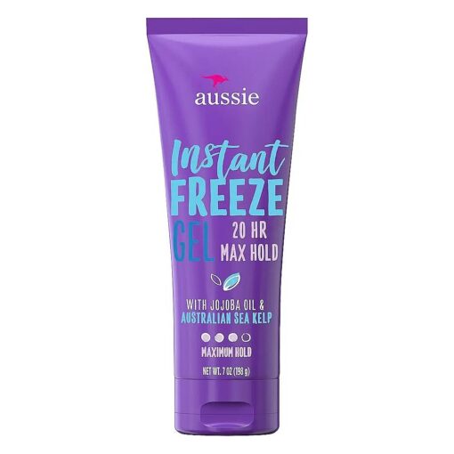 Aussie Instant Freeze Hair Gel with Jojoba Oil & Sea Kelp, 7 Ounce ( Pack of 1 )