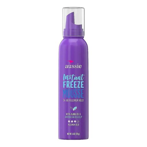 Aussie Instant Freeze Sculpting Mousse 24 Hour Maximum Hold 6 oz ( Pack of 1 )