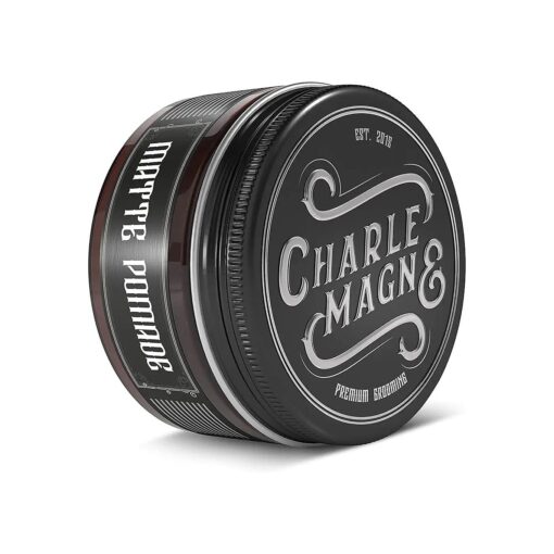 Charlemagne Matte Pomade - Matte Hair Pomade Men - Hair Wax for Men Matte Finish - Developed by Barbers, Made in Germany - 100 ml Hair Pomade - Hair Cream Men Styling Cream