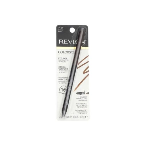 Revlon ColorStay Eyeliner Pencil, Brown [ 203 ], 0.01 oz ( Pack of 2 )