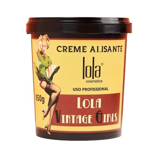 Lola Brasil Linha Vintage Girls Creme Alisante 850 Gr Vintage Gilrs Collection - Straightening Cream Net 30 Oz