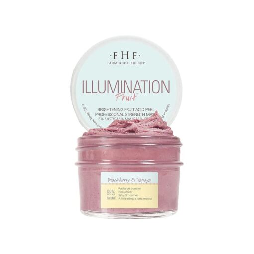 FarmHouse Fresh Illumination Fruit Professional Strength Brightening Fruit Acid Peel Mask, 3 fl, oz .