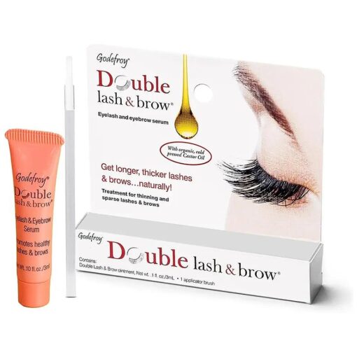 Double Lash and Brow Treatment, for longer & thicker eyelash and eyebrows ( 3ml + applicator )