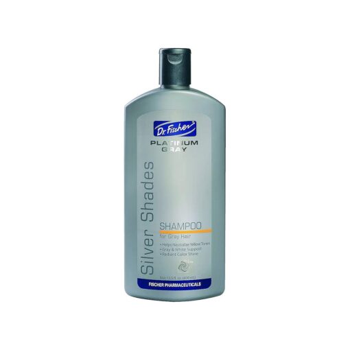 Dr. Fischer Gray Hair Shampoo, Volumizing and Clarifying for Silver Hair, Blonde Hair, Thinning, Colored & Brassy Yellow Tones.13.5 oz