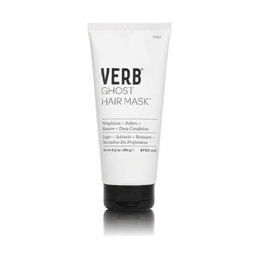 VERB Ghost Hair Mask - Vegan Deep Conditioning Hair Treatment - Repair Hair Mask for Damaged Hair - Intense Hydration Mask with Moringa Oil Defrizzes and Promotes Shine, 6.3 fl oz