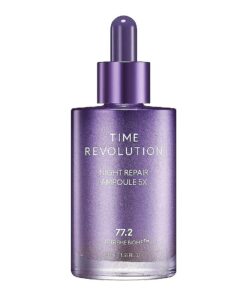 MISSHA Time Revolution Night Repair Face Serum Ampoule ( 5th Gen ) - Overnight Probiotic Skincare for Intensive Repair and Radiance, 1.69 Fl Oz