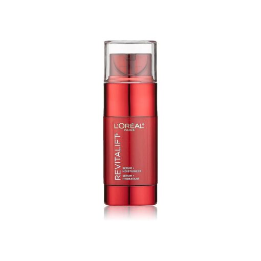 L'Oreal Paris Skincare Revitalift Triple Power Intensive Skin Revitalizer, Face Moisturizer + Serum with Vitamin C and Pro-Xylane for Fine Lines and Wrinkles, 1.6 fl, oz .