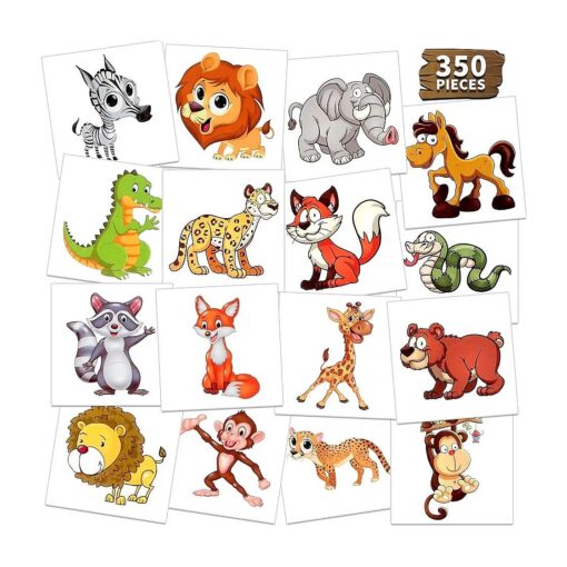 Metker Animals, Insects, Sea Animals ( 350 PCS ) kids waterproof temporary tattoos, children 's temporary tattoo toys, boy face tattoo stickers, boys temporary tattoos stickers, boys temporary tattoos