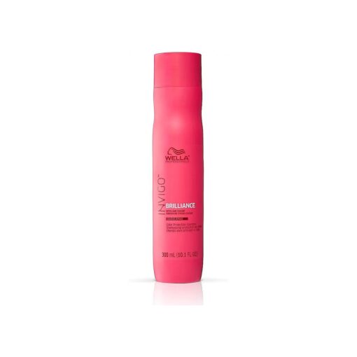 Wella Professionals Invigo Brilliance Shampoo for Coarse Colored Hair, Color Protection & Color Vibrancy