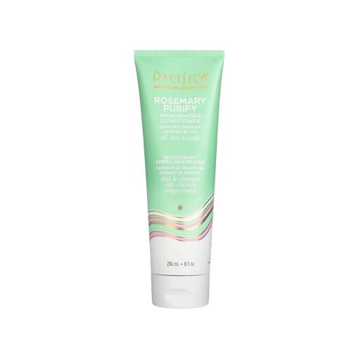 Pacifica Beauty, Rosemary Purify Invigorating Conditioner, Soothing Mint, Hydrate and Nourish Scalp, Lightweight, Detangle, Sulfate Free, Silicone Free, Vegan & Cruelty Free