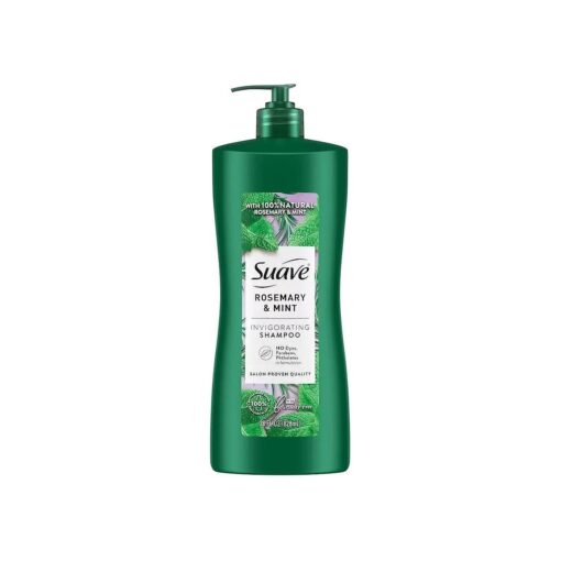 Suave Professionals Invigorating Shampoo for Dry and Damaged Hair Rosemary and Mint Paraben free and Dye free Hair 28 fl oz