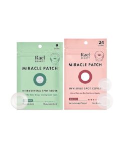 Rael Pimple Patches, Miracle Patch Bundle - Hydrocolloid Acne Patch for Face, Zit & Blemish, Breakouts, All Skin Types, Vegan, Cruelty Free ( Invisible & Microcrystal Spot Cover, 33 Count )