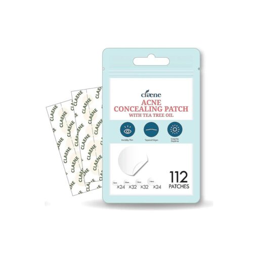 Acne Patch Pimple Patch - Invisible | Cruelty-Free | Hydrocolloid | Blemish Spot | Facial Stickers | Acne Spot Dots | Pimple Free, For Face ( 112 Count ( Pack of 1 ) )