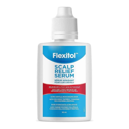 Flexitol Scalp Relief Serum for Itchy Scalp with 2 % Colloidal Oatmeal, 2 Ounce