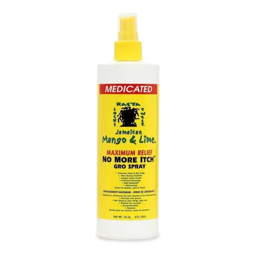 Jamaican Mango No More Itch Gro Spray, Maximum, 16 oz ( VI-Z8XF-SRUF )