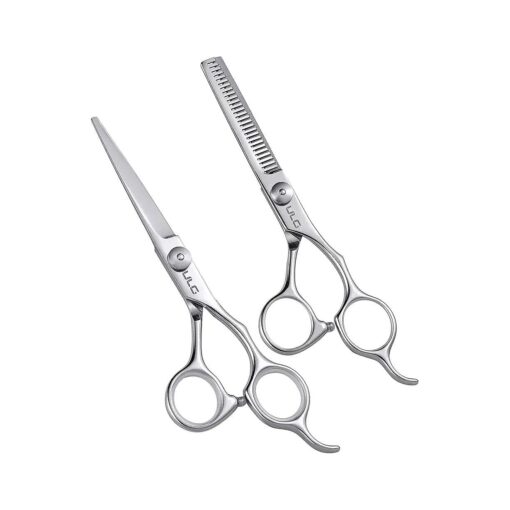 ULG Hair Cutting Scissors Set, Hair Scissors Thinning Shears for Hair Cutting, Professional Barber Scissors Hair Shears for Women Men Adults Kids Salon Home Use, Japanese Stainless Steel