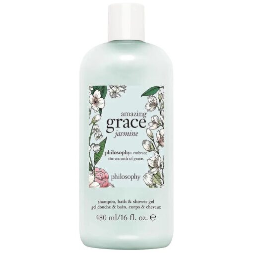 philosophy amazing grace jasmine shampoo, bath & shower gel