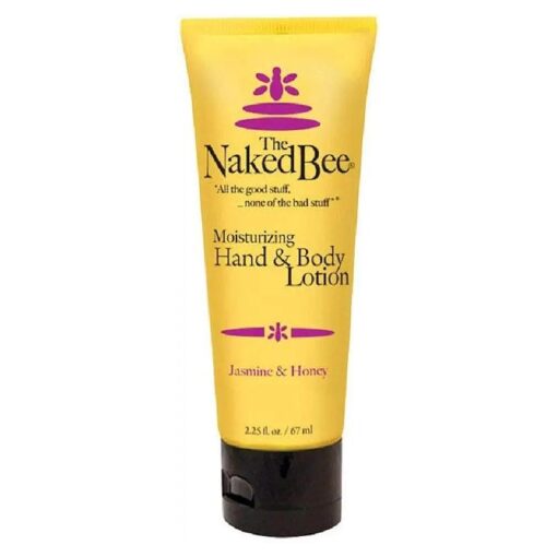 The Naked Bee Jasmine & Honey Hand and Body Lotion Indulgent Moisturization, 2.25 Ounce