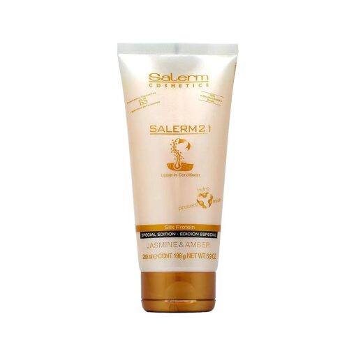 Salerm Cosmetics 21 B5 Silk Protein Leave-in Conditioner Jasmine & Amber, 6.9 Ounce