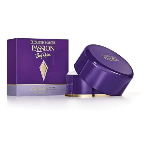 Elizabeth Taylor Body Powder for Women, Passion, 2.6 Oz