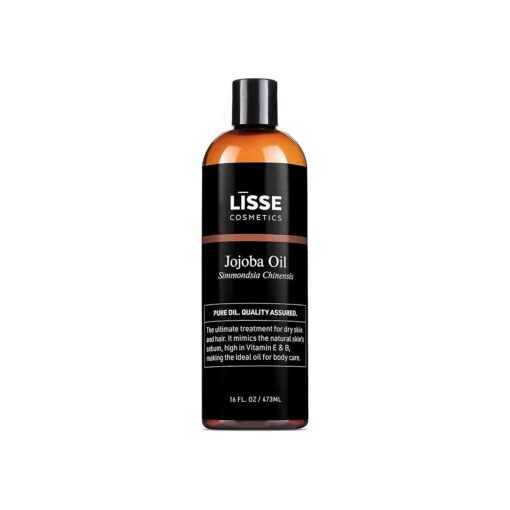 Lisse 100 % Pure Jojoba Oil - Cosmetic/Therapeutic Grade- Batch Tested and Verified - Premium Quality you can Trust ( 16 oz )