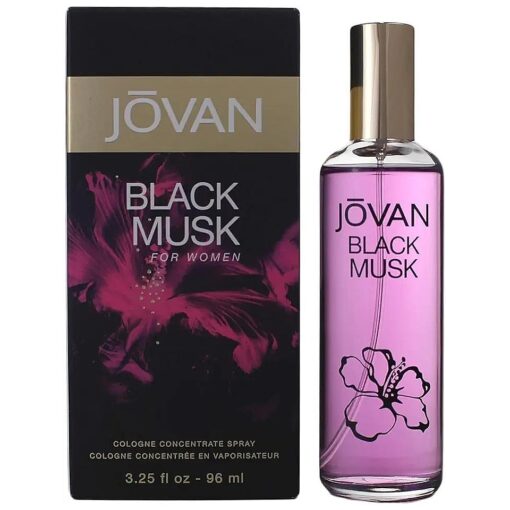 Jovan Black Must perfume 3.25 cologne concentrate spray