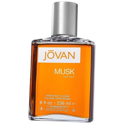 Jovan Musk Cologne Spray, Sexy Cologne for Men, Vegan Formula, 8.0oz