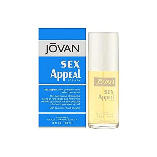 Jovan Sex Appeal for Men Cologne Spray, 3 Fl Oz