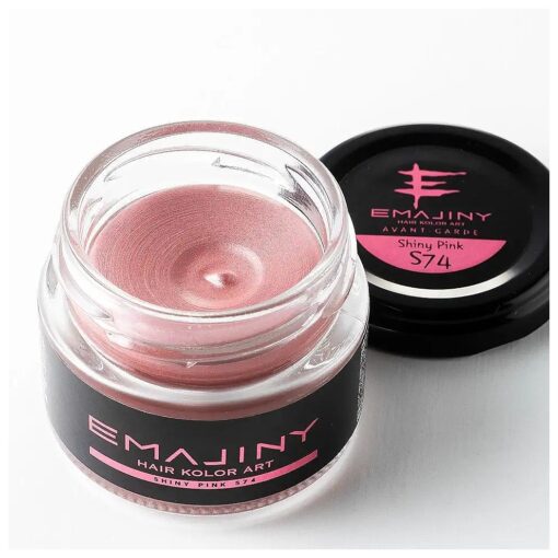 From Japan EMAJINY Shiny Pink S74 Temporary Hair Kolor Art Wax Unscented