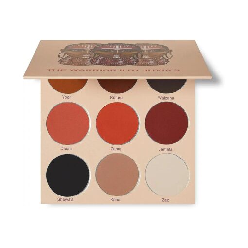 Juvia 's Place Warrior 2 Eyeshadow Palette - Professional Eye Makeup, Pigmented Eyeshadow Palette, Makeup Palette for Eye Color & Shine, Pressed Eyeshadow Cosmetics