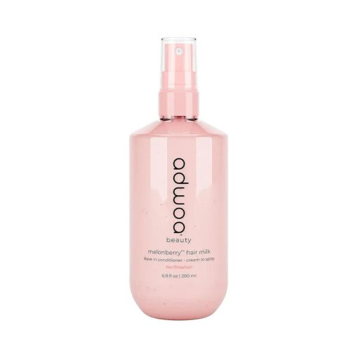 adwoa beauty Melonberry ( tm ) Cream To Spray Hair Milk Leave In Conditioner with Kalahari Melon, Strawberry and Raspberry Seed Oils For Kinky, Coily, Curly and Wavy Hair .