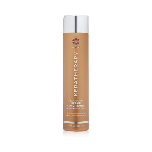 KERATHERAPY Keratin Infusion Repair Conditioner, 10.1 fl, oz., 300 ml - Repairs Dry, Damaged or Frizzy Hair with Caviar Extract, Argan Oil & Kerabond