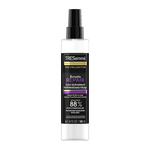 Pro Collection Keratin Repair Leave In Hair Treatment for Strong, Healthy-Looking Hair Care Hair Styling Treatment Spray Visibly Repair Split Ends 6.1 oz