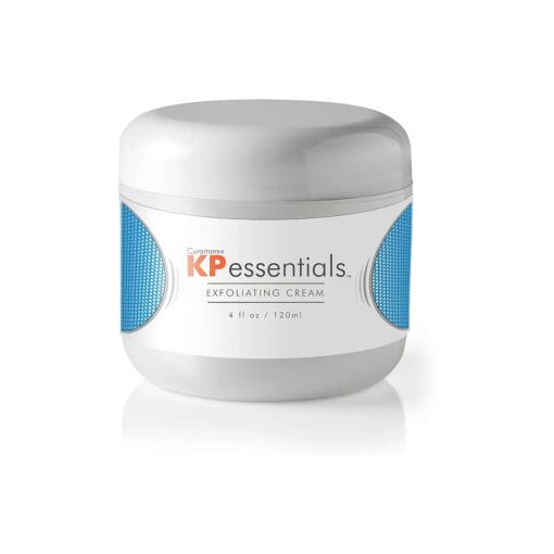 KP Essentials - Keratosis Pilaris Exfoliating Cream - Clear Red Bumps on Thighs and Arms For Confident Clear Skin - 4oz ( 1 Bottle )