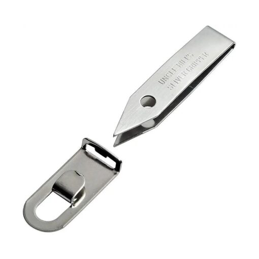 Uncle Bill 's Sliver Gripper Tweezer on Key Chain Clip