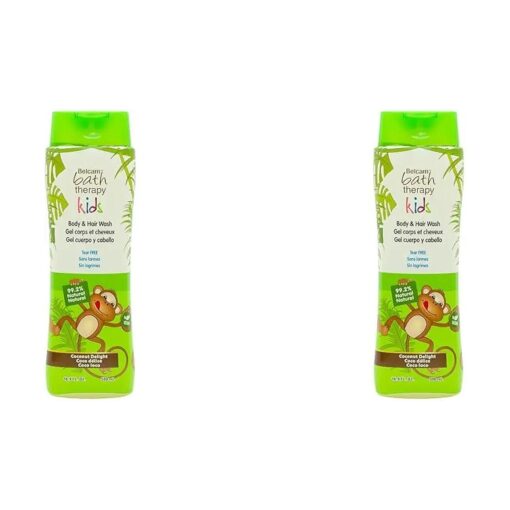 Kid 's Body Wash & Shampoo, Coconut Delight, Slushy, 16.9 Fl Oz ( Pack of 2 )