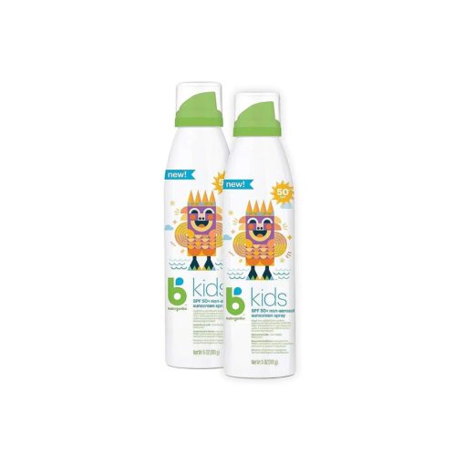 SPF 50 Kids Sunscreen Spray | UVA UVB Protection | Octinoxate & Oxybenzone Free | Water Resistant, 6 Ounce ( Pack of 2 )