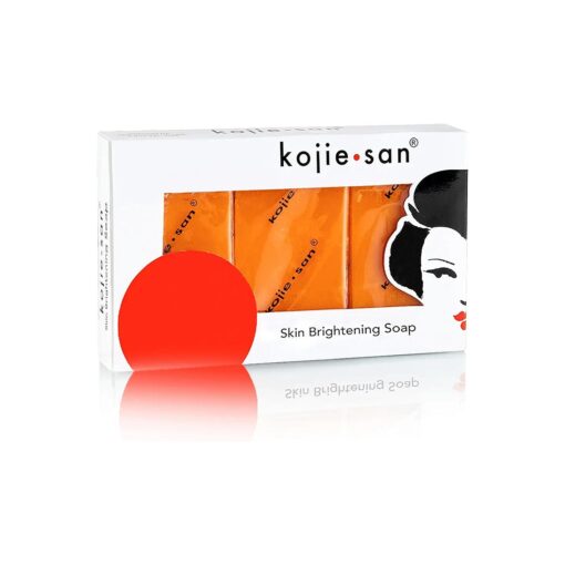 Kojie San Skin Brightening Soap - The Original Kojic Acid Soap that Reduces Dark Spots, Hyper-pigmentation, & other types of skin damage - 3 x 65g Bars