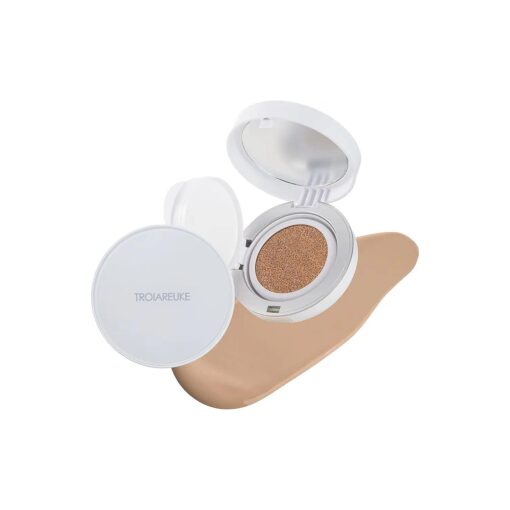 TROIAREUKE A+ Cushion Foundation ( Shade 23 ) I Natural Coverage Foundation Makeup, Moisturizing Finish for Sensitive, Oily, Combination Skin, Skin Care Cushion I Korean Aesthetic Makeup