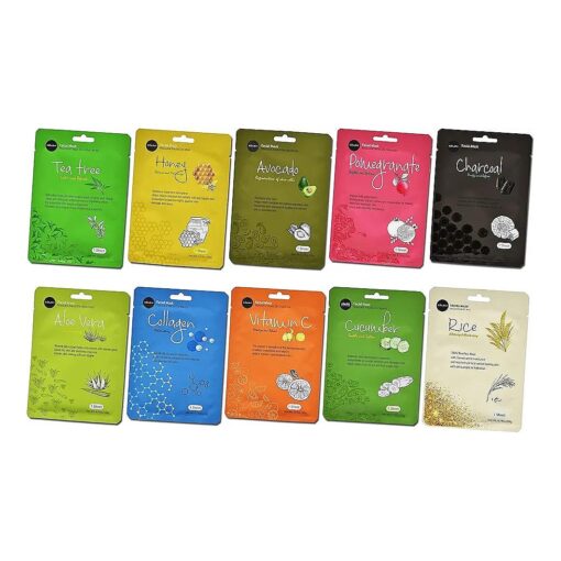 Celavi Collagen Face Mask ( 10-Sheets ) Korean Skincare