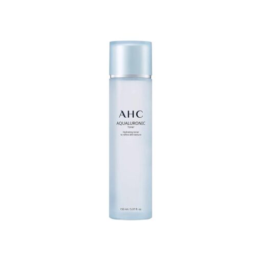 AHC Toner for Face Aqualauronic Hydrating Skin for Dehydrated Skin Triple Hyaluronic Acid Korean Skincare 5.07 oz