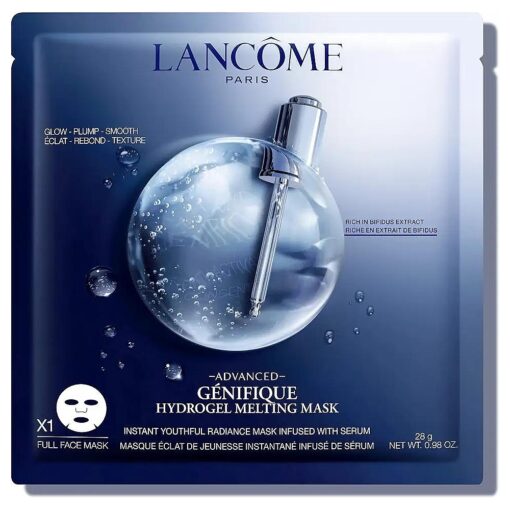 Lancome Advanced Genifique Hydrogel Melting Sheet Mask - For Skin Radiance, Smoothness & Plumpness