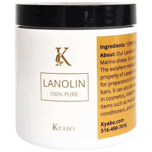 LANOLIN 1 lb, USP Grade Anhydrous 100 % Pure Skin Moisturizer