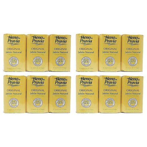 Heno De Pravia Soap Large 4 oz EA, Original ( 12 Soaps Total )