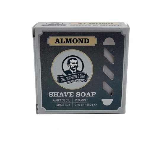 Col. Conk Almond Shaving Soap 3.75 Ounce Large