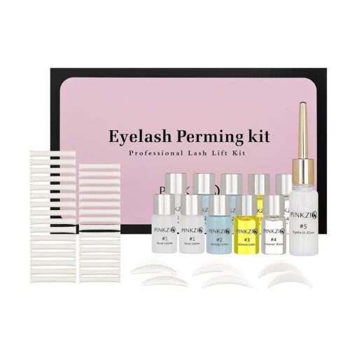 Lash Lift Kit, Professional Eyelash Perm Kit, Safe Perming Wave, Semi-Permanent Lash Curling for Salon