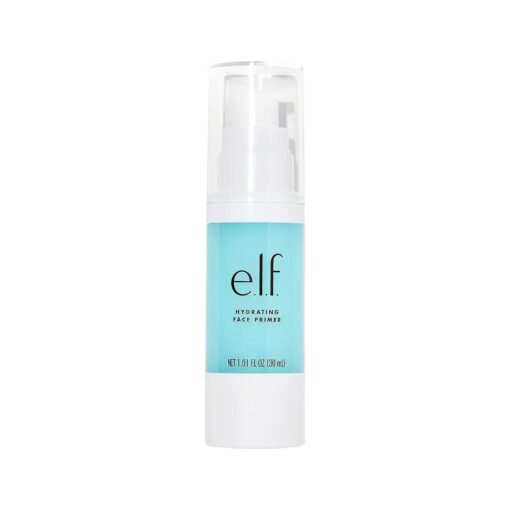 e.l.f, Hydrating Face Primer, Makeup Primer For Flawless, Smooth Skin & Long-Lasting Makeup, Fills In Pores & Fine Lines, Vegan & Cruelty-free, Large