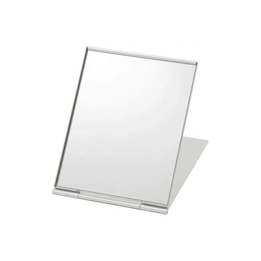 Muji 15296118 Aluminum Folding Mirror, Large, 6.5 x 5.0 inches ( 164 x 126 x 5.3 mm )